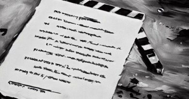 A neglected screenplay